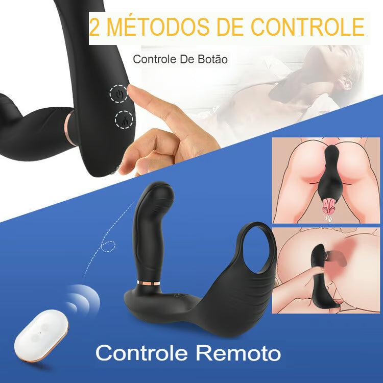 Vibrador 4 em 1 - Delírio Anal - Prazer de Luxo