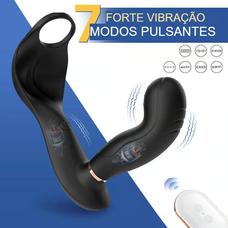 Vibrador 4 em 1 - Delírio Anal - Prazer de Luxo