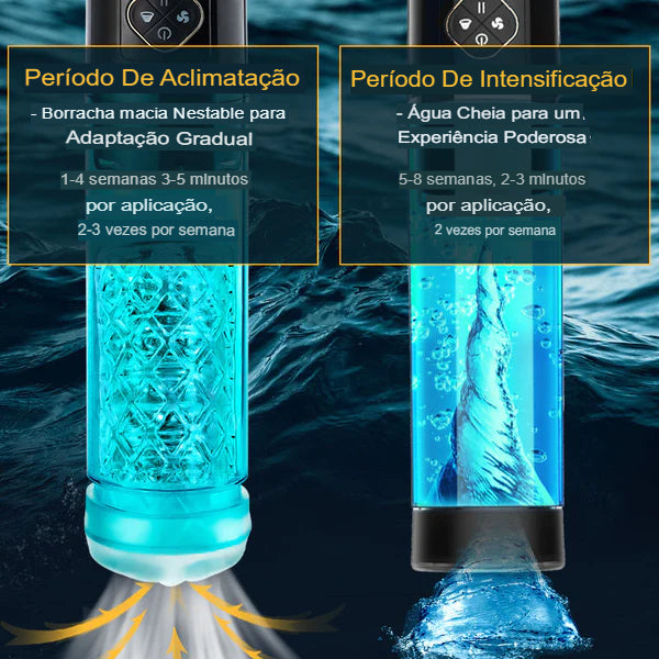 HydraVibe Bomba de Prazer Aquático - Prazer de Luxo