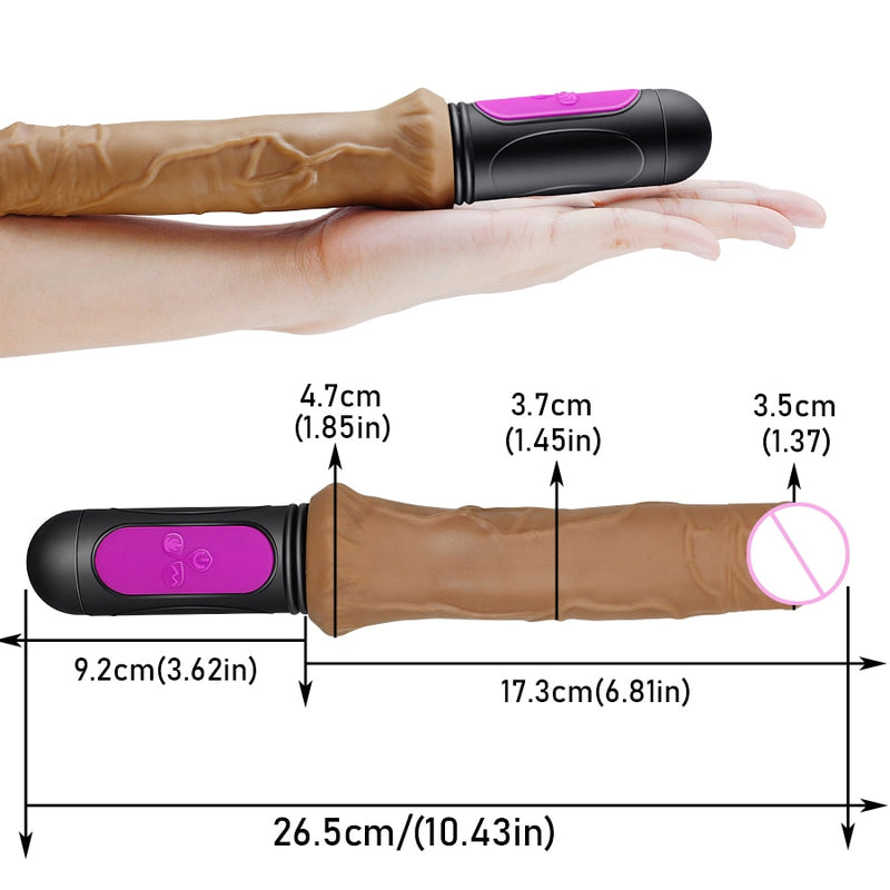 Vibrador Pênis Soft Boy com aquecimento - Prazer de Luxo