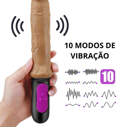 Vibrador Pênis Soft Boy com aquecimento - Prazer de Luxo