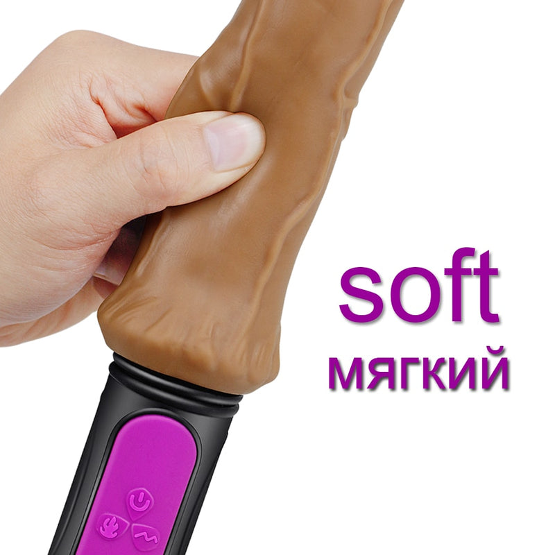 Vibrador Pênis Soft Boy com aquecimento - Prazer de Luxo