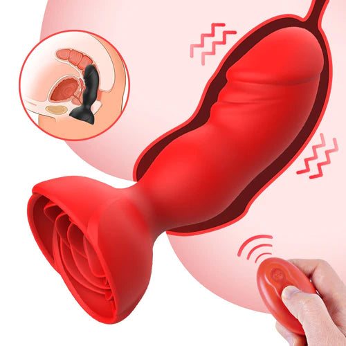 Plug e Vibrador Vênus 10 Modos - Prazer de Luxo