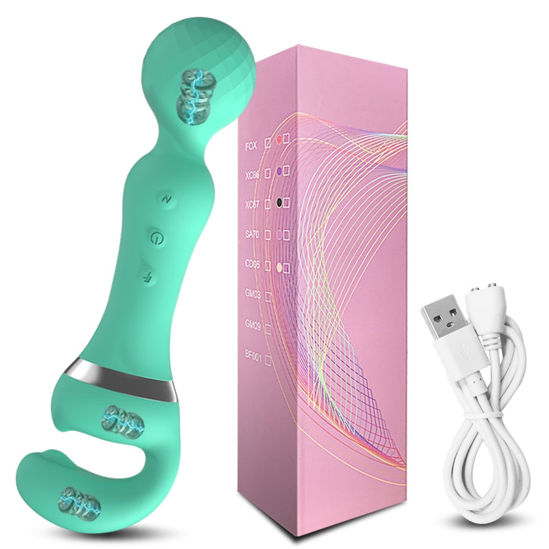 Vibrador Varinha Estimuladora de Clitoris e Ponto G - Prazer de Luxo