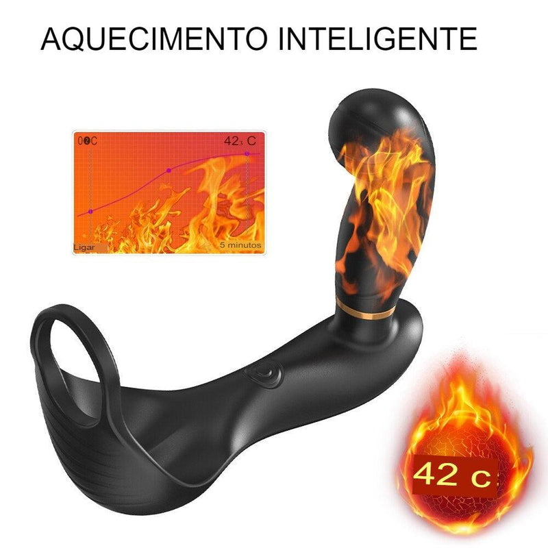 Vibrador 4 em 1 - Delírio Anal - Prazer de Luxo