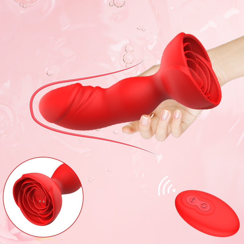 Plug e Vibrador Vênus 10 Modos - Prazer de Luxo